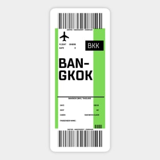 Bangkok boarding pass Sticker